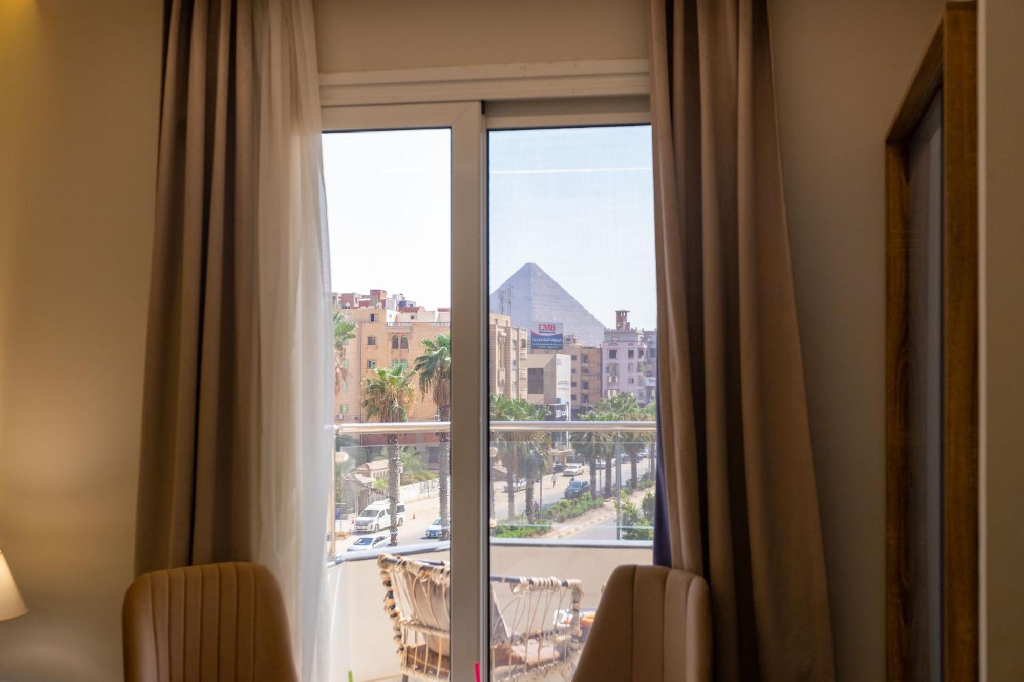 Khattab Pyramids View Hotel Kafrat al Jabal Exterior foto