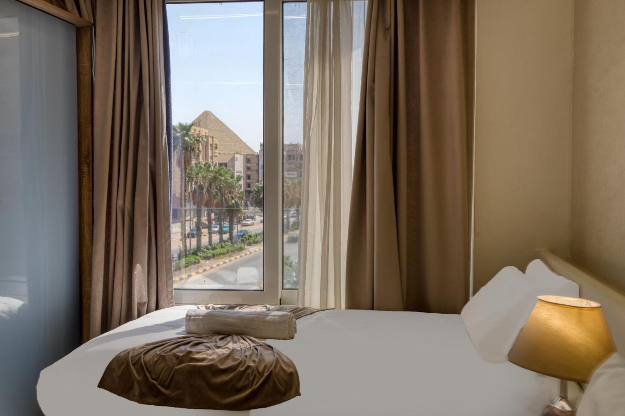 Khattab Pyramids View Hotel Kafrat al Jabal Exterior foto