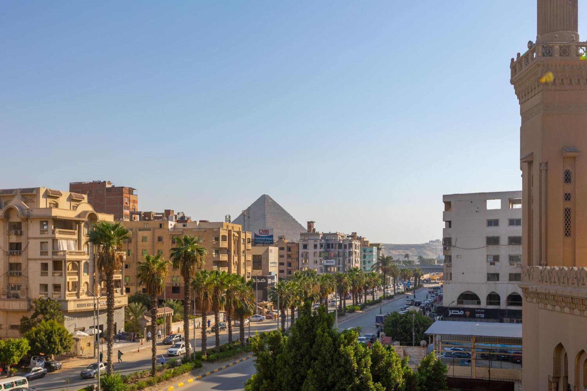 Khattab Pyramids View Hotel Kafrat al Jabal Exterior foto