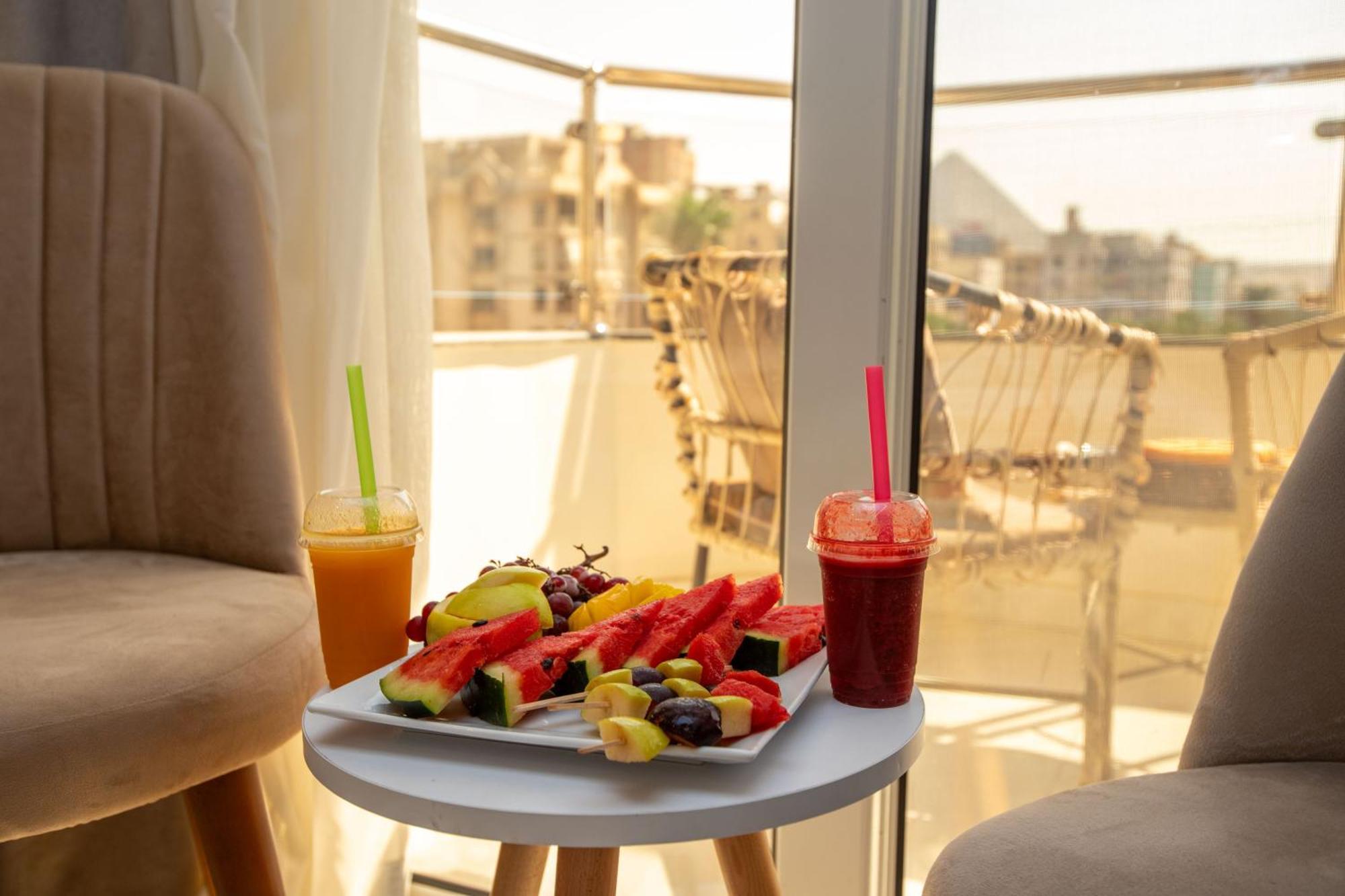 Khattab Pyramids View Hotel Kafrat al Jabal Exterior foto